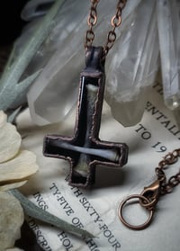 Image 2 of Inverted Bone Cross Pendant