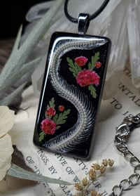 Image 2 of Snake Spine and Floral Amulet 