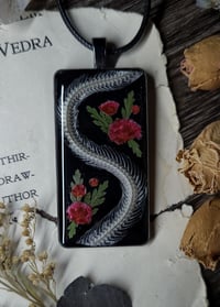 Image 3 of Snake Spine and Floral Amulet 