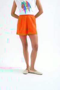 Image 1 of SHORT ALGODÓN NARANJA