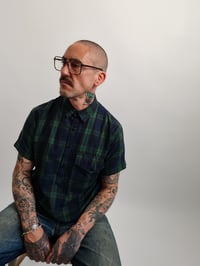 Image 6 of "Terry" Checkered Overshirt 