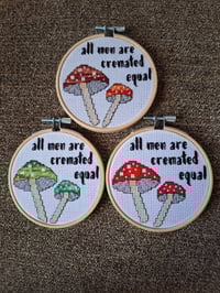 Image 1 of all men are cremated equal Hoop