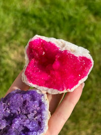 Image 2 of Dyed Clear Quartz Geodes