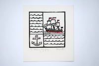 Image 1 of Aberlady Ship plaque