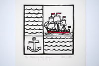 Image 2 of Aberlady Ship plaque