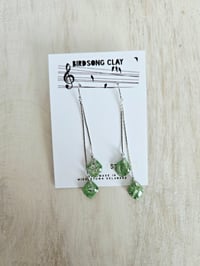 Dainty Green Stone Dangles