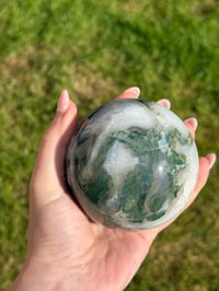 Image 1 of Moss Agate Sphere