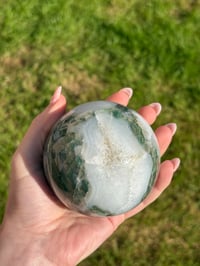 Image 3 of Moss Agate Sphere