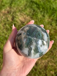 Image 4 of Moss Agate Sphere