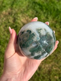 Image 5 of Moss Agate Sphere