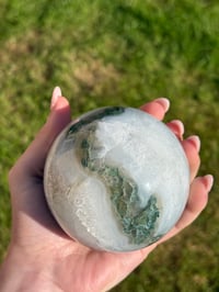 Image 6 of Moss Agate Sphere