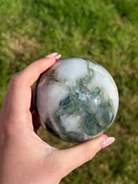 Image 7 of Moss Agate Sphere