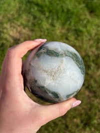 Image 8 of Moss Agate Sphere