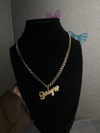 Pretty girl custom bow necklace 👸🏽🎀