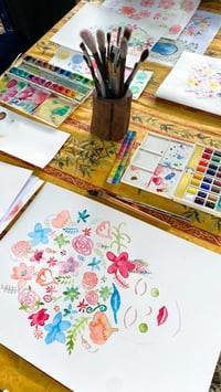 Image 2 of Duo parent-enfant -atelier aquarelle 29/04 Bidart