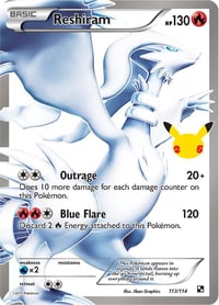 Reshiram - Celebrations: Classic Collection - Near Mint