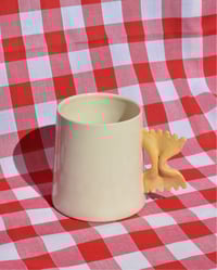 Image 1 of XL Farfalle mug - tapered
