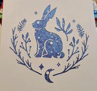 Image 3 of Rabbit greetings cards pack of 4