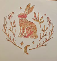 Image 4 of Rabbit greetings cards pack of 4