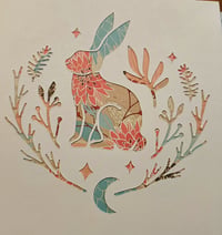 Image 5 of Rabbit greetings cards pack of 4