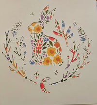 Image 8 of Rabbit greetings cards pack of 4