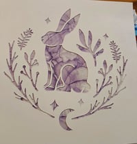 Image 10 of Rabbit greetings cards pack of 4