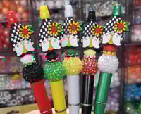 Image 1 of Gnome Focal Beaded Pens 