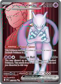 Team Rocket's Mewtwo ex - 213/182 - SV10: Destined Rivals - Near Mint