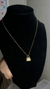 Lacy charm necklace 👛🎀🤍