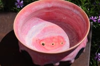 Image 2 of Pink and Black Planter