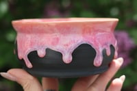 Image 3 of Pink and Black Planter