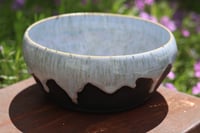Image 1 of Light Blue and Black Planter