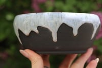 Image 3 of Light Blue and Black Planter