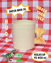 Image 2 of XL Farfalle mug - straight