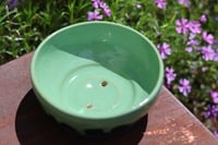 Image 2 of Small Green and Black Planter