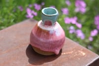 Image 1 of Pink and Blue Bud Vase