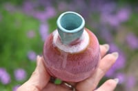 Image 4 of Pink and Blue Bud Vase