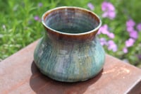 Image 1 of "Flaw"some Jade Blue Bud Vase