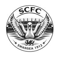 Image 1 of Swansea City Fan Apron |"The Swan's" Apron | Gift Idea for Swansea City Supporters