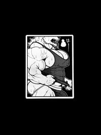 Bara Wolf Pecs Sticker