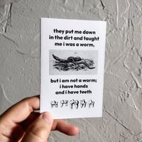 Image 1 of i am not a worm zine 
