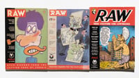 Image 1 of RAW V2 No 1 2 3 Edited by art spiegelman and Françoise Mouly