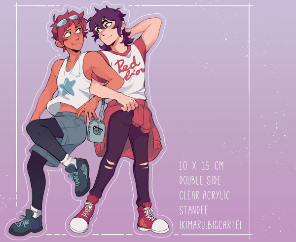 Image of [PREORDER] Casual Klance Acrylic Standee