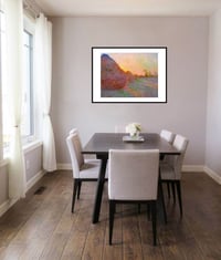 Image 3 of Claude Monet - Meules, Haystacks Giclee Print on Canvas or Paper, Impressionism Art Poster
