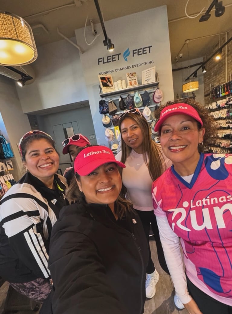 Latinas Run Visors Image 2