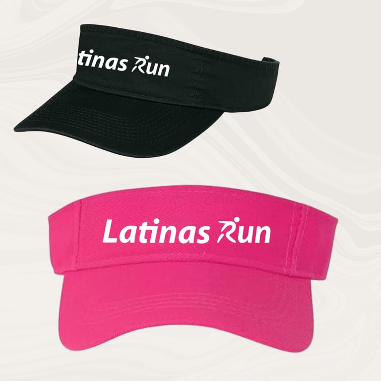 Latinas Run Visors