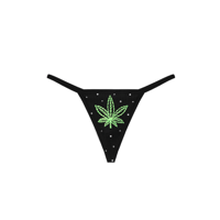 Image 1 of 420 BABES RHINESTONED G-STRING THONG