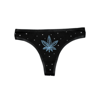 Image 3 of 420 BABES RHINESTONED CHEEKY THONG