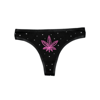 Image 2 of 420 BABES RHINESTONED CHEEKY THONG