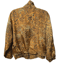 Image 3 of Animal Print Track Jacket